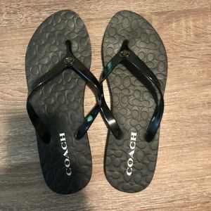 Coach flip flops